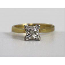 0.50 Carat Diamond Cluster Ring 18ct Gold