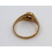Early 20th c. 15 ct Rose Gold 0.52 carat Diamond Ring