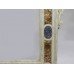 18th c. Italian Carrara Marble Pietra Dura Overmantle Frame