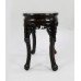 19th c. Chinese Carved Rosewood Marble Topped Occasional Table