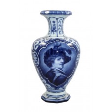 19th c. Dutch Delft Dingendorf Vase