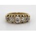 19th c. Five Stone Diamond Ring 18ct Gold