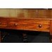 19th c. Mahogany Two Drawer Side Table