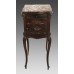 19th c. French Marble Topped Pot Cupboard