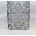20th c. English Cut Glass Crystal Square Spirit Decanter
