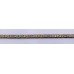 7 Inch Decorative Three Colour Silver Bracelet