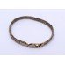 7 Inch Decorative Three Colour Silver Bracelet