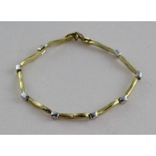 9ct Yellow & White Gold Bracelet