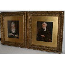 Pair of Alexander Bassano (1829-1913) Oil Paintings