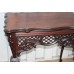 Antique Carved Fretwork Mahogany Table