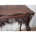 Antique Carved Fretwork Mahogany Table