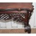 Antique Carved Fretwork Mahogany Table