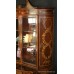 Antique Marquetry Inlaid Display Cabinet
