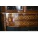 Antique Marquetry Inlaid Display Cabinet