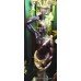 Pair Venetian Style Gilt 7ft Blackamoor Standard Candelabras