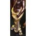 Pair Venetian Style Gilt 7ft Blackamoor Standard Candelabras
