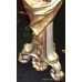 Pair Venetian Style Gilt 7ft Blackamoor Standard Candelabras