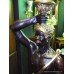 Pair Venetian Style Gilt 7ft Blackamoor Standard Candelabras