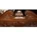 Victorian Carved Oak Throne Chair