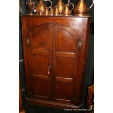 Georgian Mahogany Corner Cupboard 