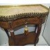 Marble Topped  Kidney Shaped Mid 20th c. Inlaid Side Table