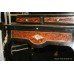 Late Victorian Black Lacquer & Amboyna Bonheur du Jour