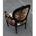 Leopard Print Louis XV Style Fauteuil Armchair