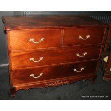 Solid Mahogany French Chest of Drawers