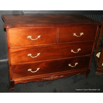 Solid Mahogany French Chest of Drawers