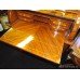 Elegant Marquetry Cylinder Fronted Bureau Desk