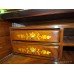 Elegant Marquetry Cylinder Fronted Bureau Desk