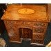 Georgian Marquetry Kneehole Desk