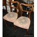 Pair of Victorian Walnut Tapestry Chairs