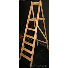 Hand Made Reclaimed Pine 6ft Step Ladders