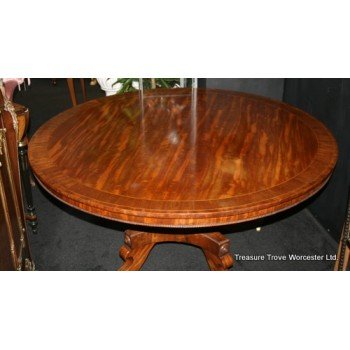 Regency Mahogany Circular Centre Table