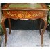 Elegant Inlaid French Marquetry Victorian Writing Desk c.1860