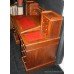 Late Victorian Oak Leather Topped Pedestal Desk