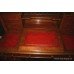 Late Victorian Oak Leather Topped Pedestal Desk