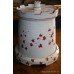 Early Antique Large Staffordshire Castlelated Lidded Cheese Pot