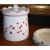 Early Antique Large Staffordshire Castlelated Lidded Cheese Pot