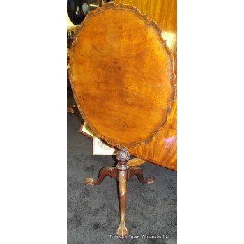 Georgian Mahogany Tripod Table with Birdcage Action