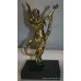 Brass Flying Lady Car Mascot set in Granite Plinth