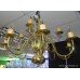 Antique Style Brass 12 Light Chandelier Light Fitting