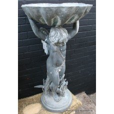 Heavy Bronze Cherub Fountain