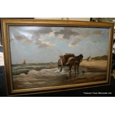 C.Waterman Seascape Oil on Canvas