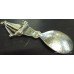 Sterling Silver Ship Caddy Spoon Chester 1948