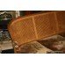 French Bergere Cane 3-Piece Suite Sofa, 2 Armchairs