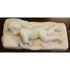 Carrara Marble Cherub Sculpture