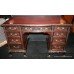 Victorian Carved Pedestal Desk