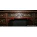 Victorian Carved Pedestal Desk